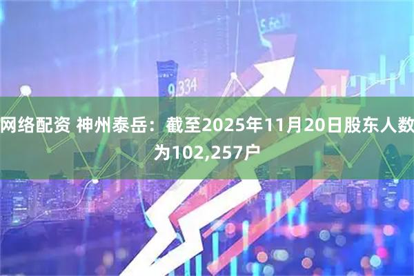 网络配资 神州泰岳：截至2025年11月20日股东人数为102,257户