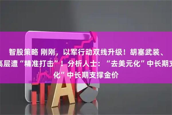 智股策略 刚刚，以军行动双线升级！胡塞武装、哈马斯高层遭“精准打击”！分析人士：“去美元化”中长期支撑金价